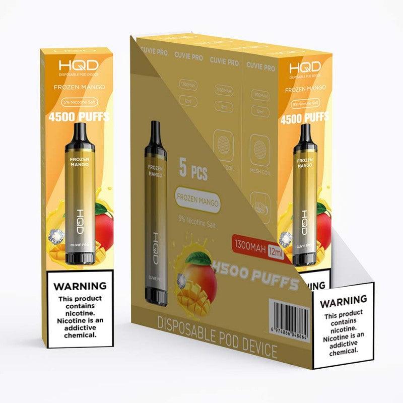 HQD Cuvie Pro 4500 Puff Disposable Vape - 6 Pack