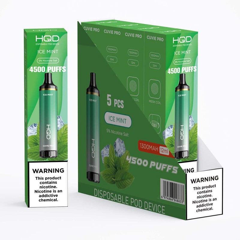 HQD Cuvie Pro 4500 Puff Disposable Vape - 10 Pack