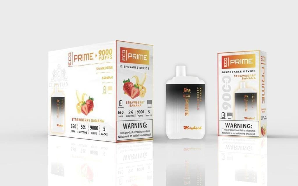 Eco Prime 9000 Puffs Disposable Vape - 6 Pack