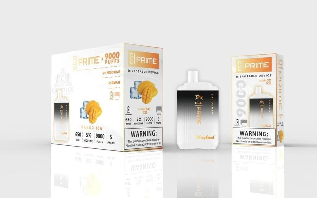 Eco Prime 9000 Puffs Disposable Vape - 6 Pack
