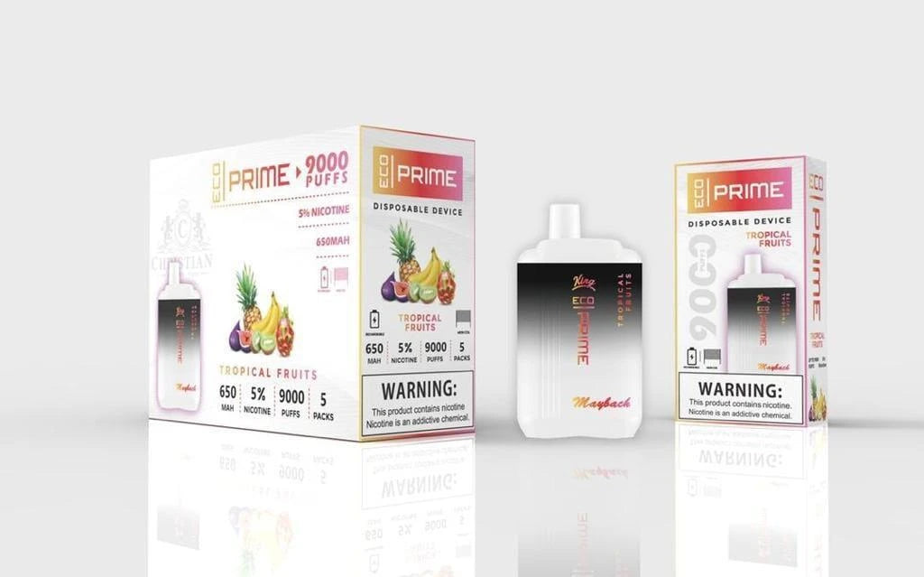 Eco Prime 9000 Puffs Disposable Vape - 6 Pack