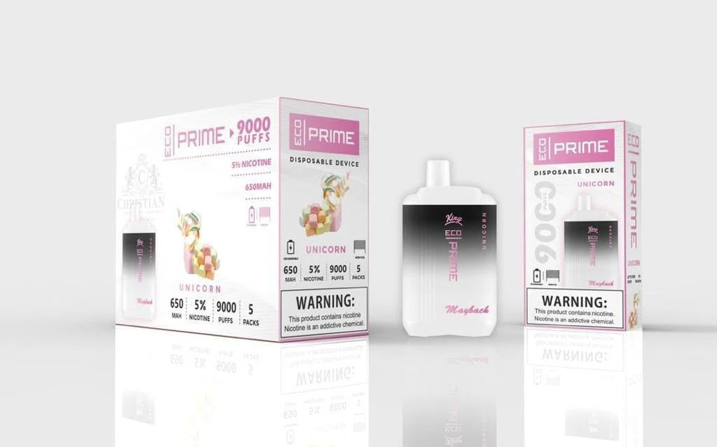 Eco Prime 9000 Puffs Disposable Vape - 6 Pack