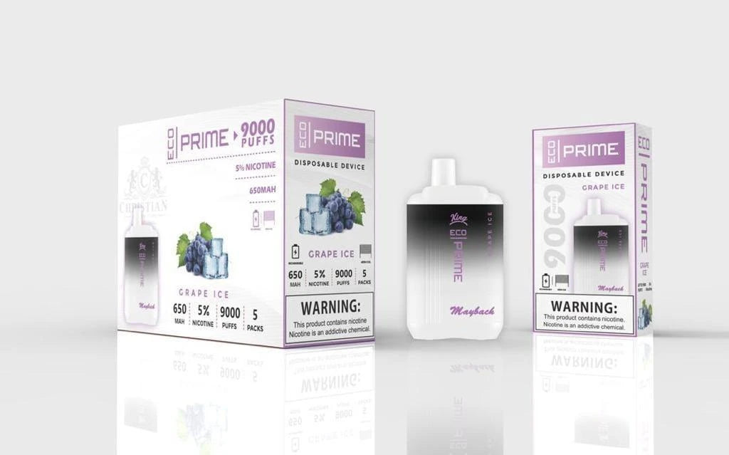 Eco Prime 9000 Puffs Disposable Vape - 6 Pack