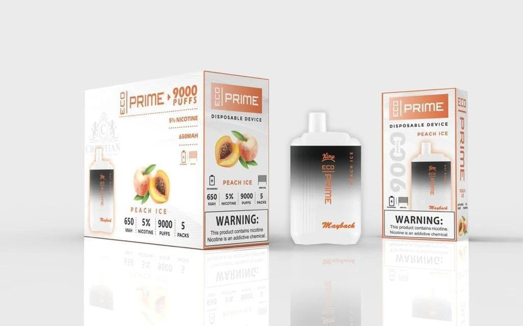 Eco Prime 9000 Puffs Disposable Vape - 6 Pack