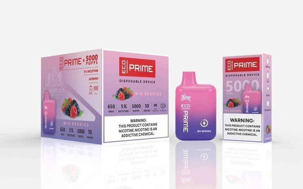 Eco Prime 5000 Puffs Disposable Vape - 6 Pack