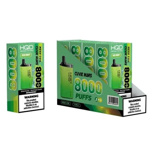 HQD Cuvie Mars Disposable Vape - 6 Pack