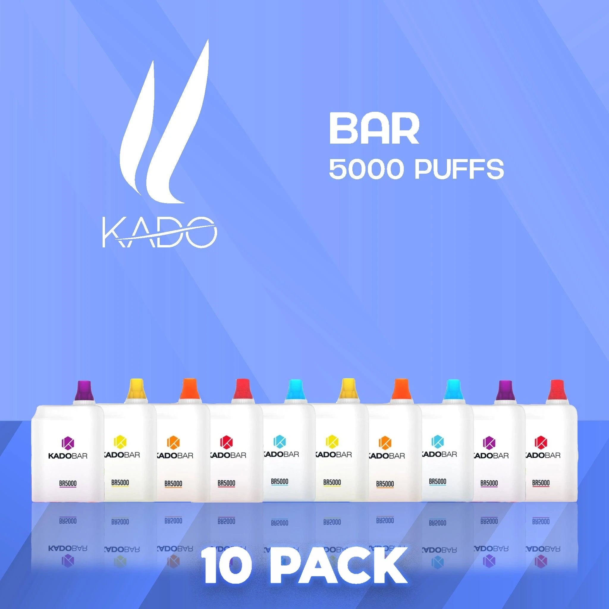 Kado Bar 5000 Puffs Disposable Vape - 10 Pack