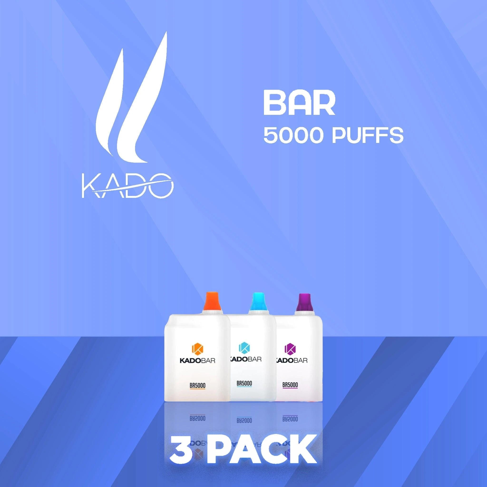 Kado Bar 5000 Puffs Disposable Vape - 3 Pack