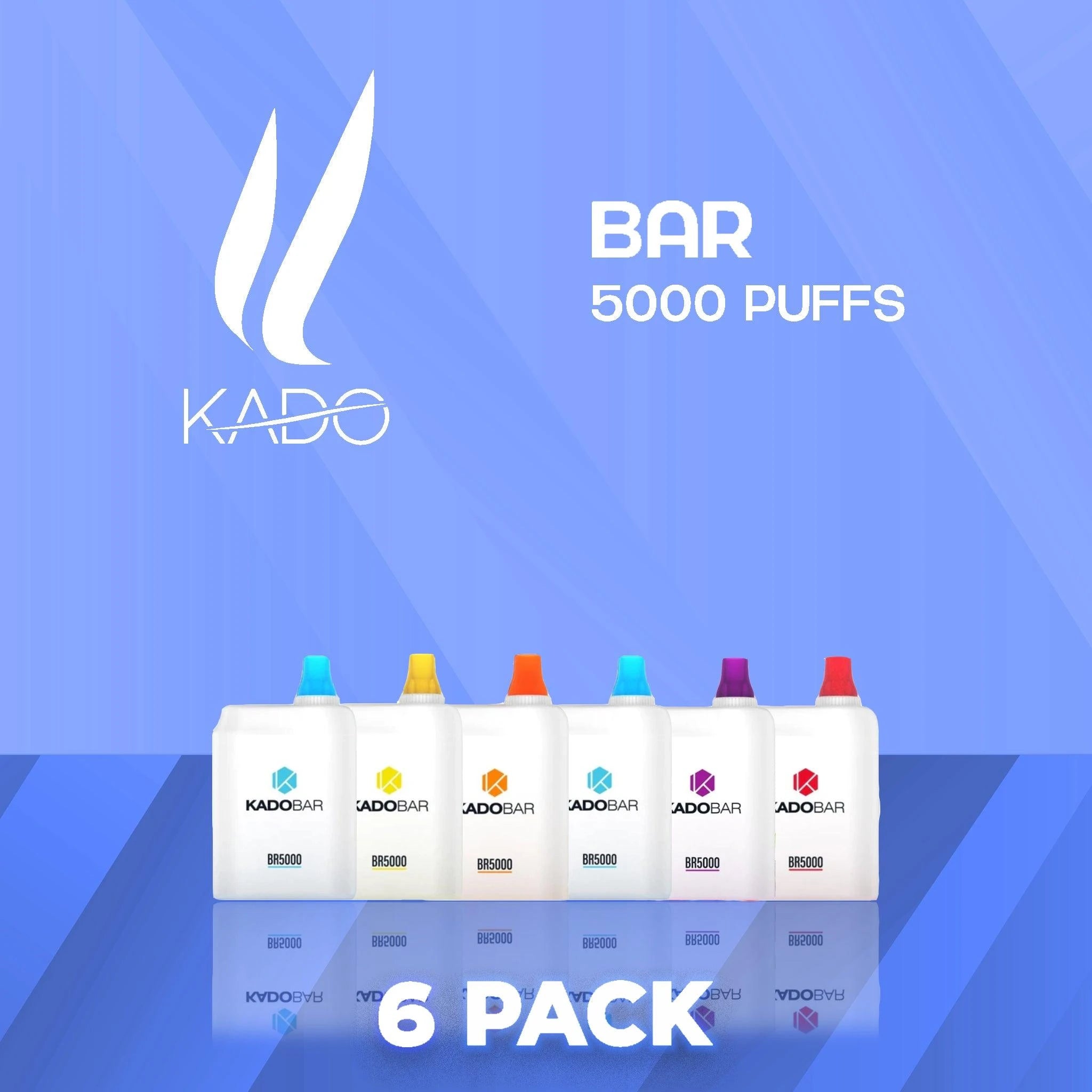 Kado Bar 5000 Puffs Disposable Vape - 6 Pack