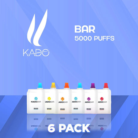 Kado Bar 5000 Puffs Disposable Vape - 6 Pack-