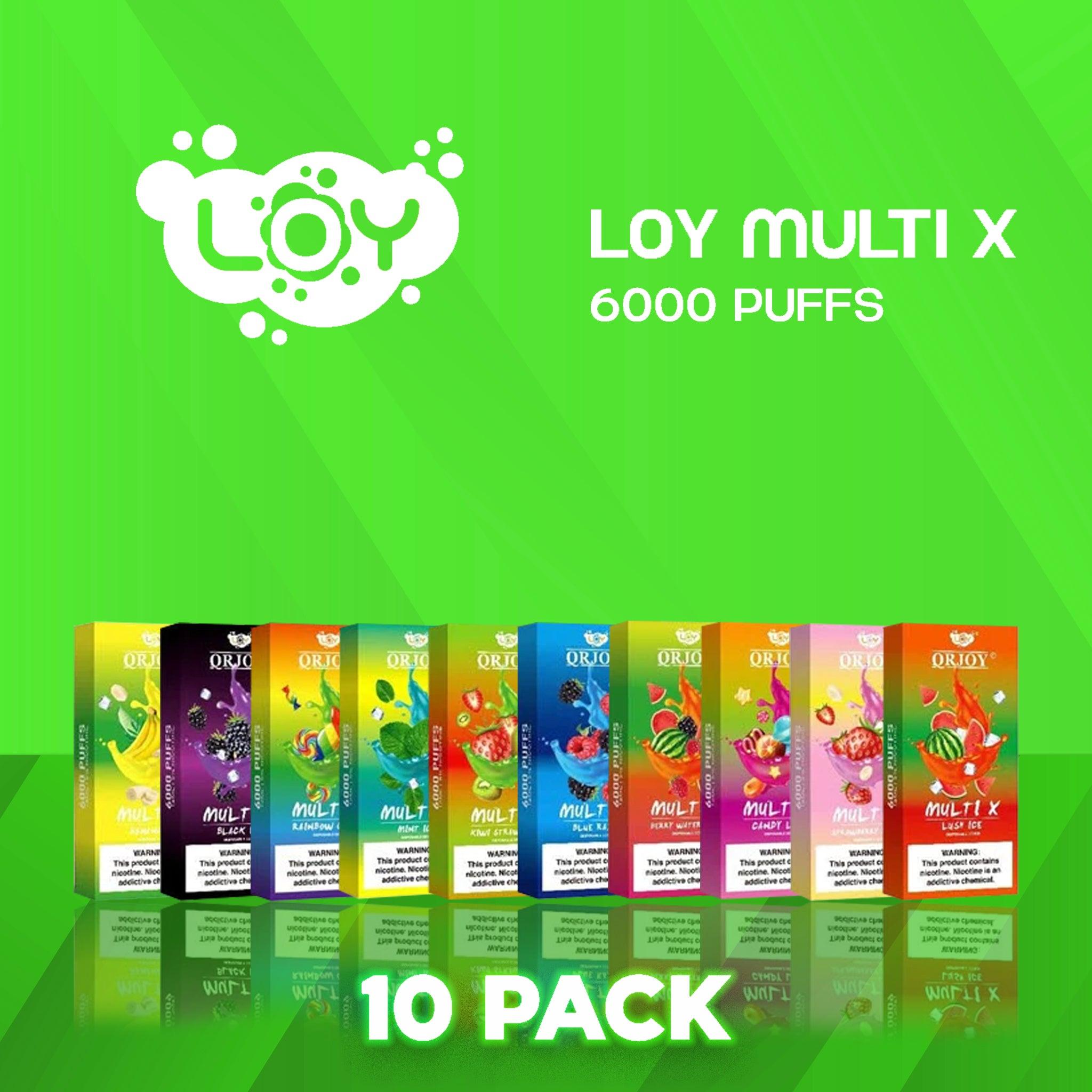 Loy Multi X 6000 Puffs Disposable Vape - 10 Pack