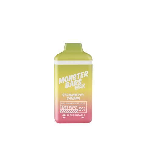Monster Bar Max 6000 Puff Disposable Vape Device - 3 Pack