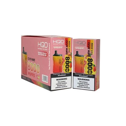 HQD Cuvie Mars Disposable Vape - 6 Pack