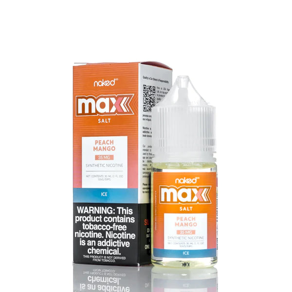 NAKED 100 TFN MAX Salt Peach Mango Ice 30ml