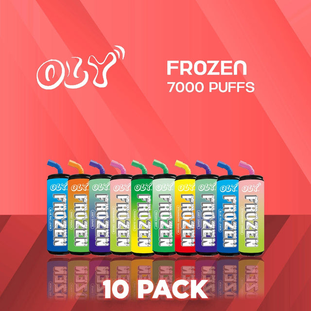 Oly Frozen Disposable Vape 7000 Puffs - 10 Pack-