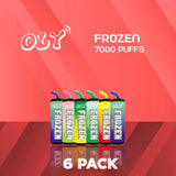 Oly Frozen Disposable Vape 7000 Puffs - 6 Pack-