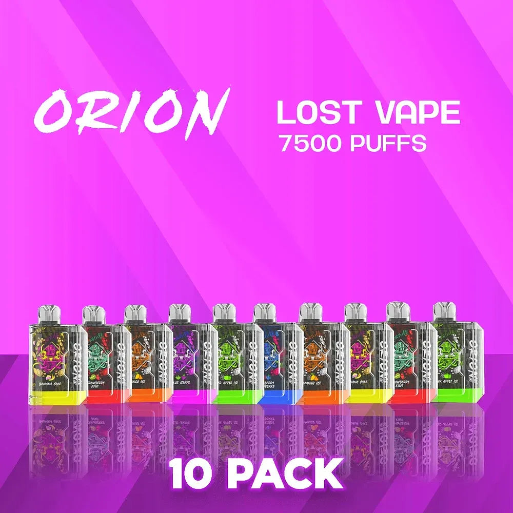 Lost Vape Orion Bar 7500 Puffs Disposable Vape - 10 Pack