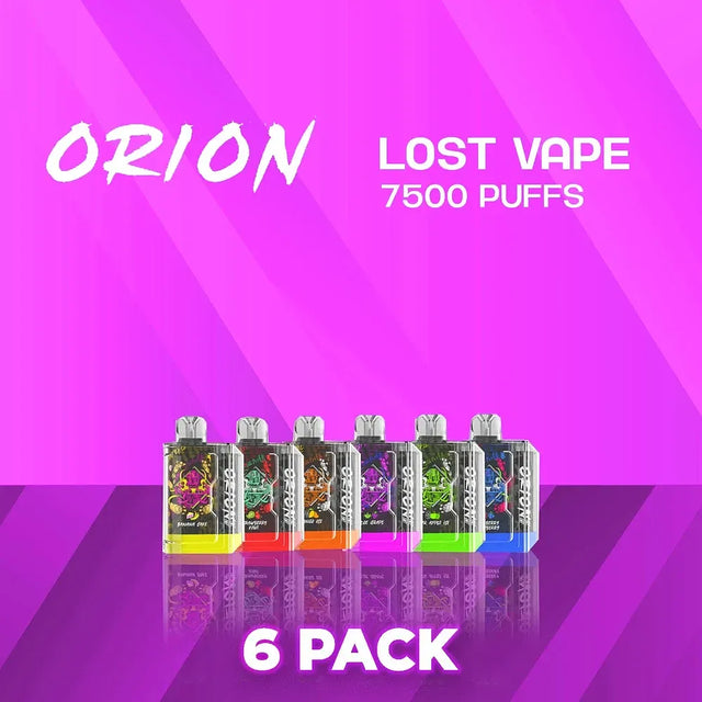 Lost Vape Orion Bar 7500 Puffs Disposable Vape - 6 Pack