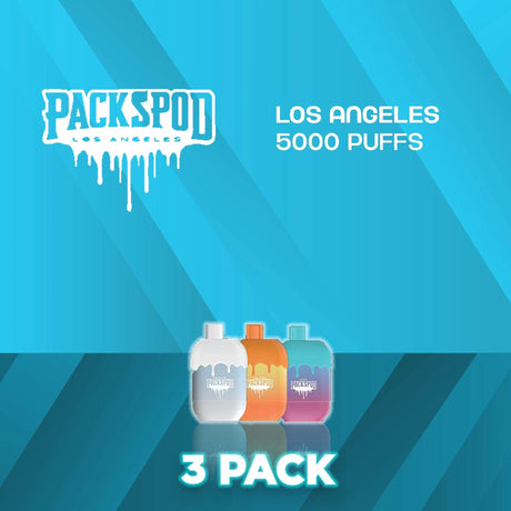 PacksPod 5000 Puffs Disposable Vape - 3 Pack-
