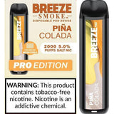 3 Pack of Breeze Pro Disposable Vape - Pina Colada
