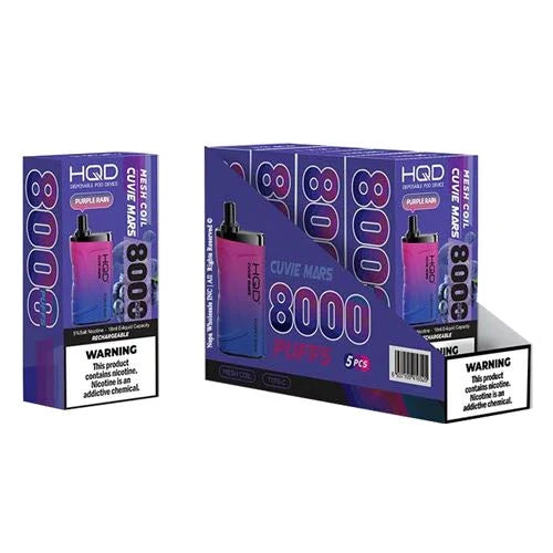 HQD Cuvie Mars Disposable Vape - 6 Pack