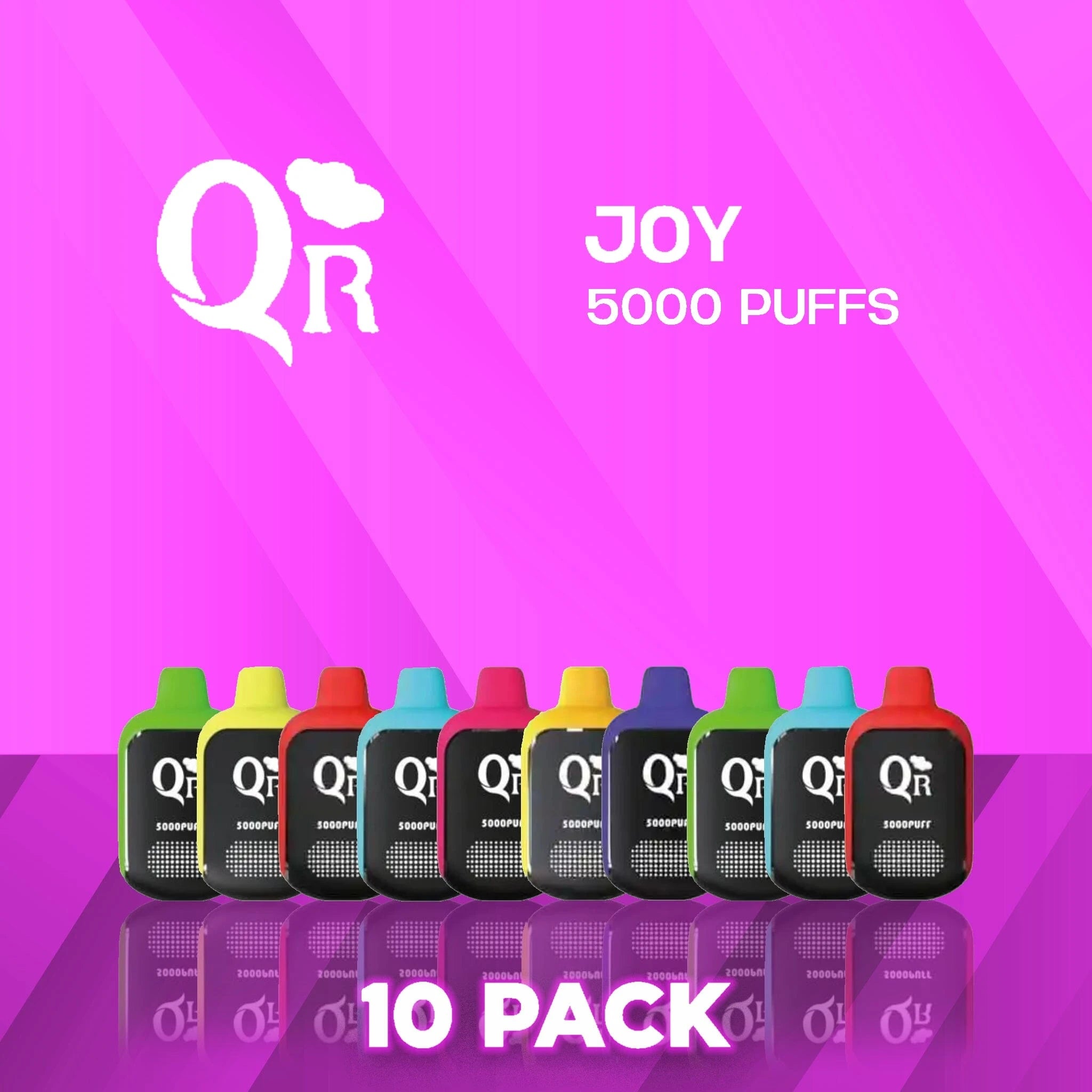 QR Disposable Vape 5000 Puffs - 10 Pack