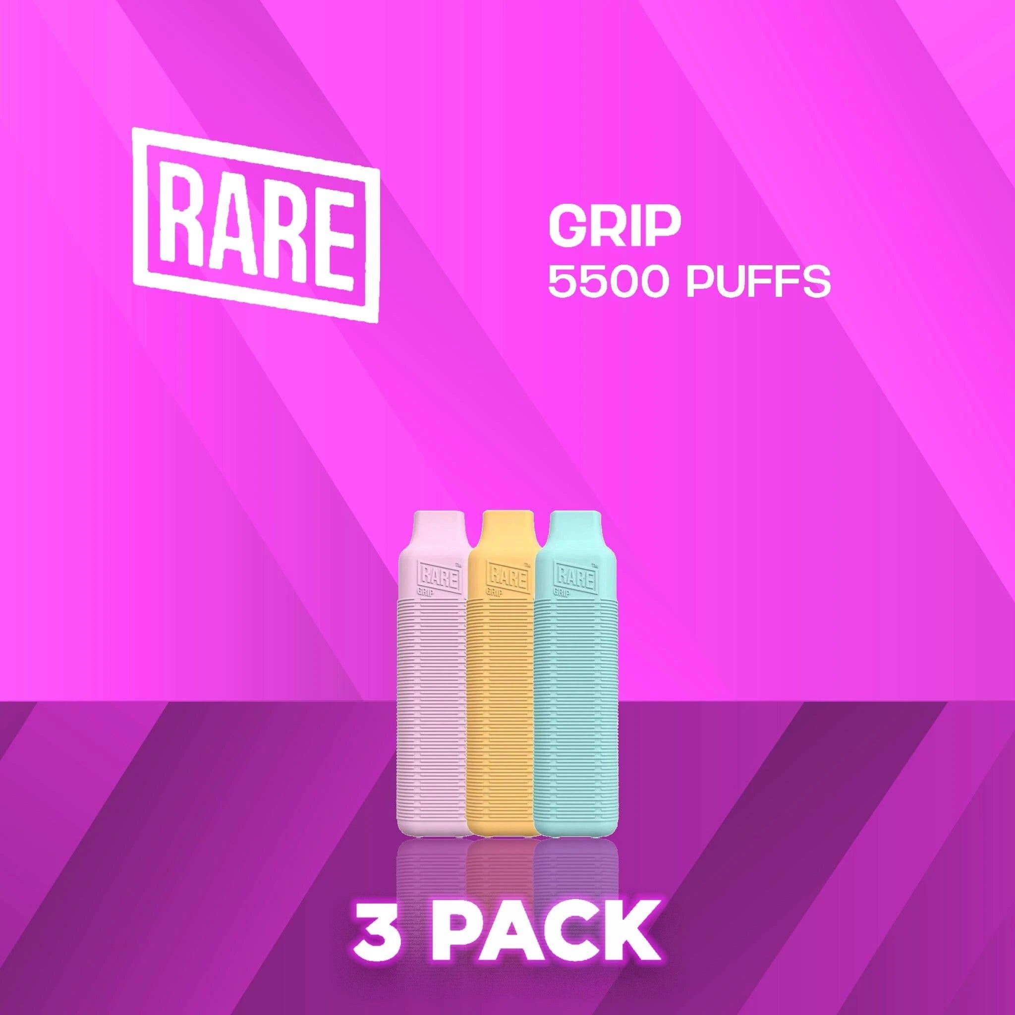 Rare Grip 5500 Puffs Disposable Vape - 3 Pack