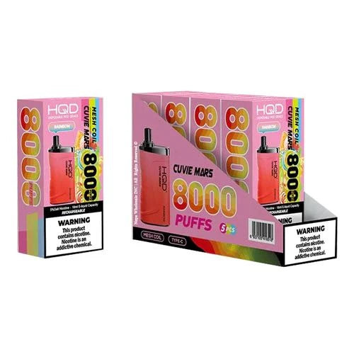 HQD Cuvie Mars Disposable Vape - 6 Pack