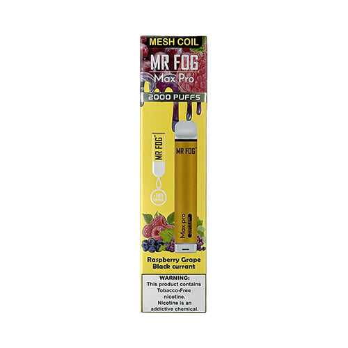 Mr Fog Max Pro Disposable Vape 2000 Puffs - 1 Pack