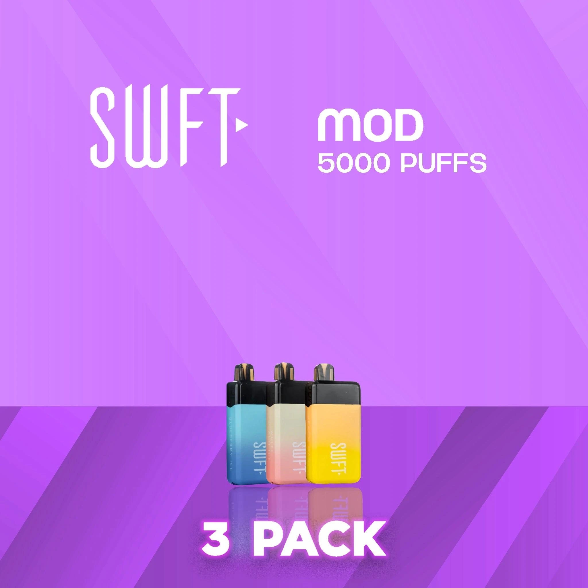 SWFT MOD 5000 Puffs Disposable Vape - 3 Pack