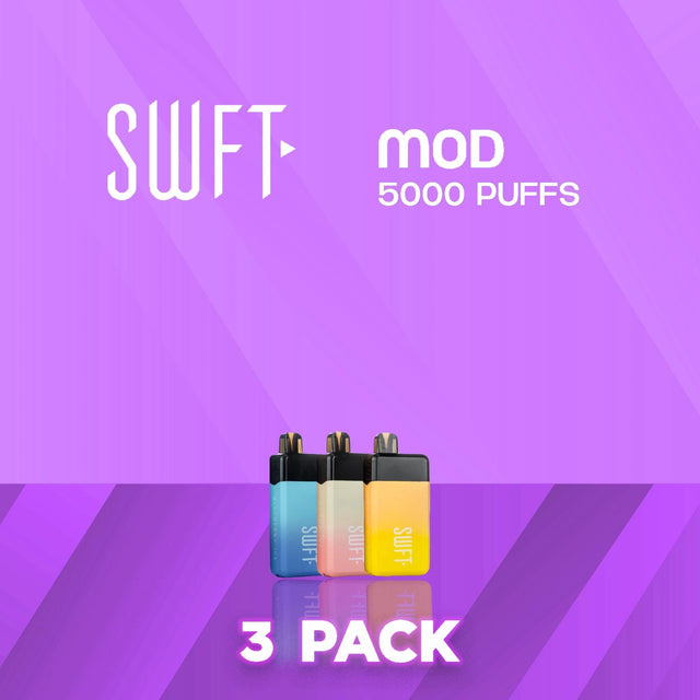 SWFT MOD 5000 Puffs Disposable Vape - 3 Pack-