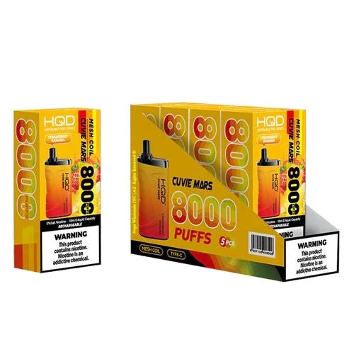 HQD Cuvie Mars Disposable Vape - 6 Pack