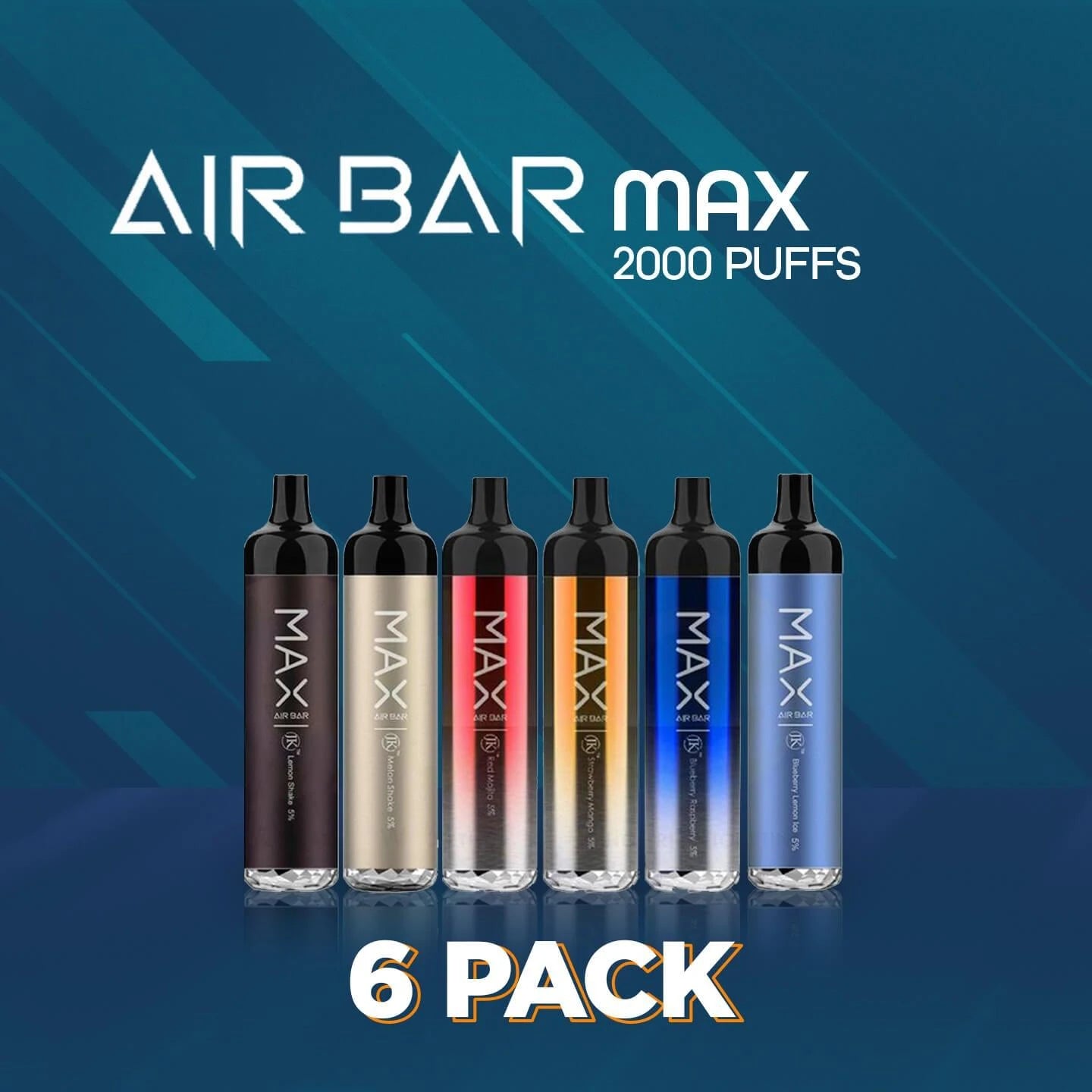 Air bar Max Disposable Vape - 6 Pack
