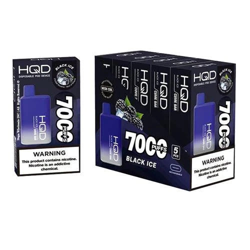 HQD Cuvie Bar 7000 Puffs Disposable Vape - 10 Pack-