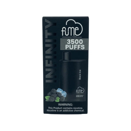 6 Pack Fume Infinity 3500 Puffs Disposable Vape 3500 Puffs - Black Ice
