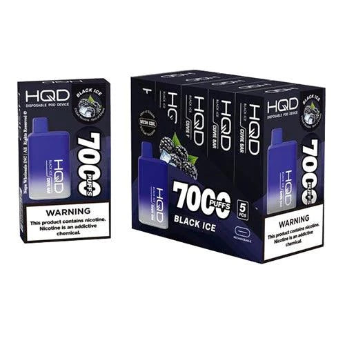 HQD Cuvie Bar 7000 Puffs Disposable Vape - 3 Pack