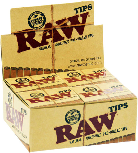 Raw Pre-rolled Tips - Pack of 20