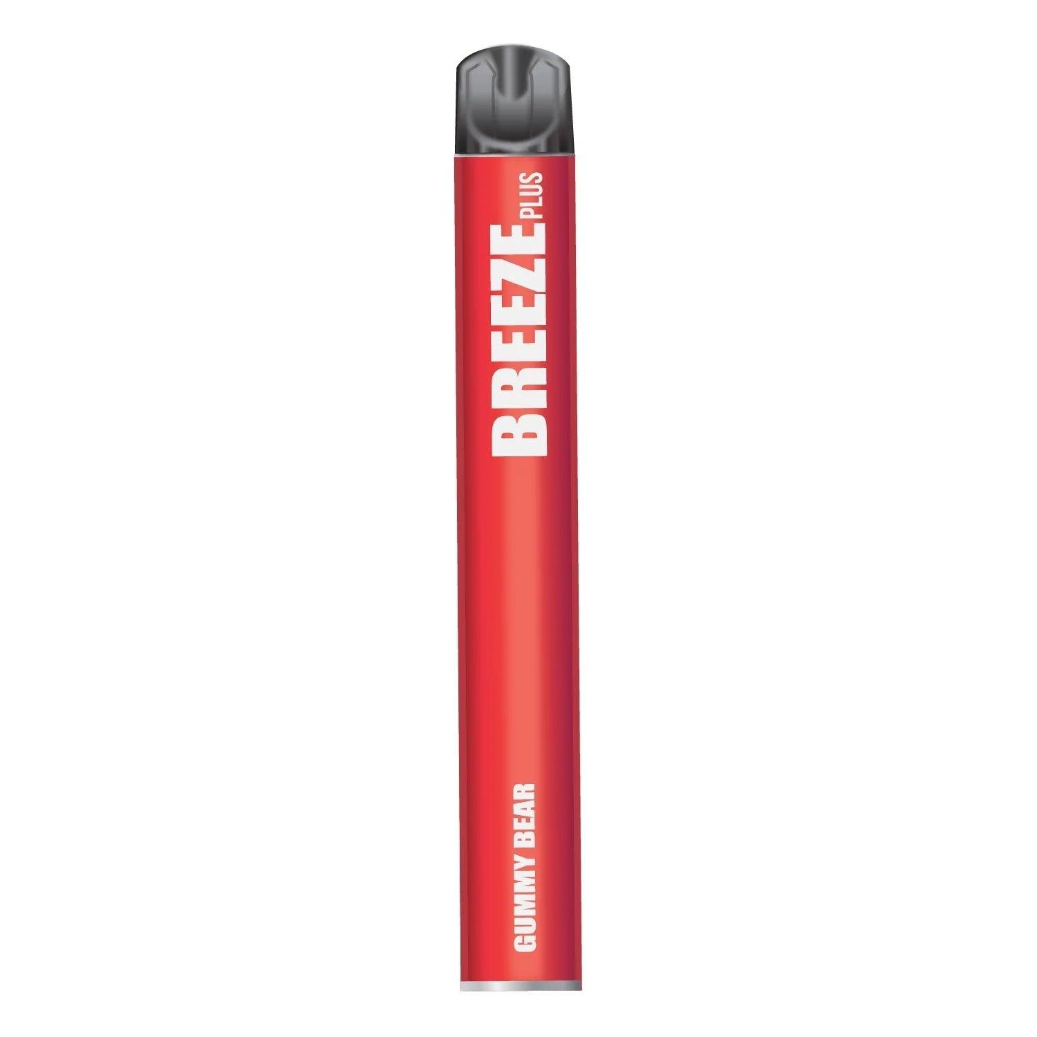 6 Pack Breeze Plus Disposable Vape Device 800 Puffs - Gummy Bear