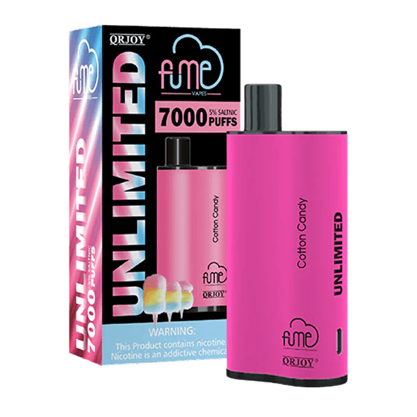 Fume Unlimited - Cotton Candy Disposable Vape (5%, 7000 Puffs)