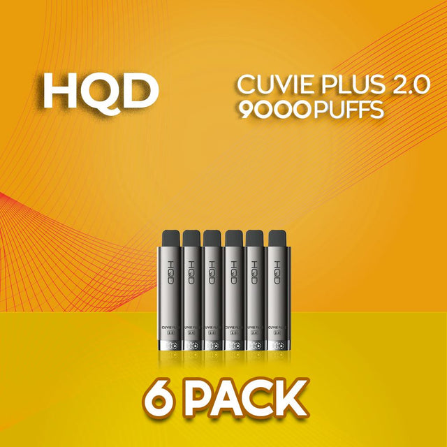 HQD Cuvie Plus 2.0 - 6 Pack-