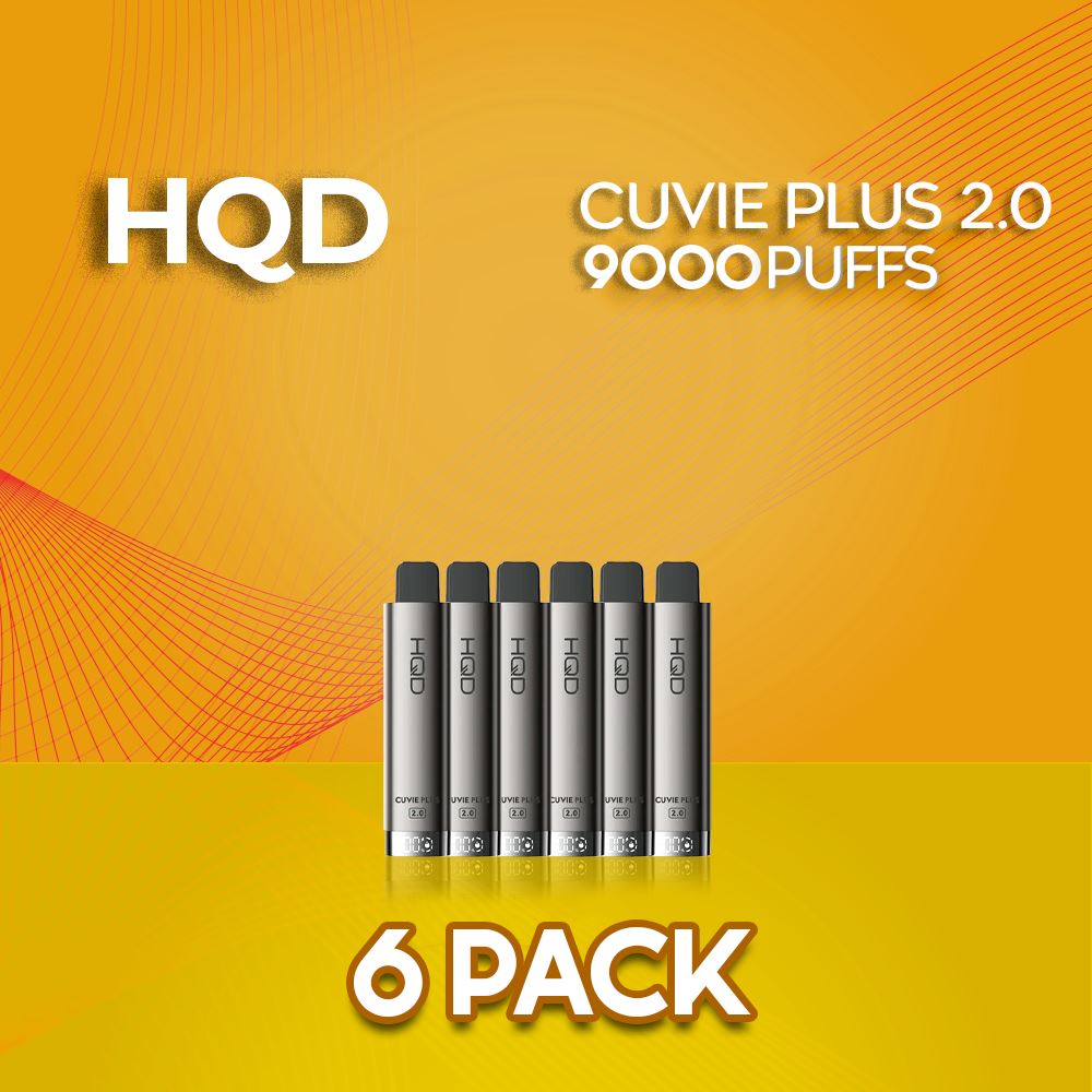 HQD Cuvie Plus 2.0 - 6 Pack-