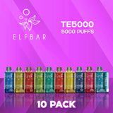EB TE5000 Disposable Vape 5000 Puffs - 10 Pack-