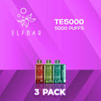 EB TE5000 Disposable Vape 5000 Puffs - 3 Pack-