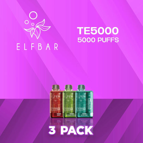 EB TE5000 Disposable Vape 5000 Puffs - 3 Pack-