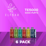 EB TE5000 Disposable Vape 5000 Puffs - 6 Pack-