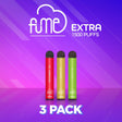 3 Pack Fume Extra 1500 Puffs Disposable Vape - 