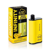 6 Pack Fume Infinity 3500 Puffs Disposable Vape 3500 Puffs - Banana Ice