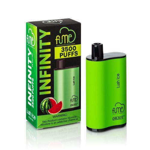 6 Pack Fume Infinity 3500 Puffs Disposable Vape 3500 Puffs - Lush Ice