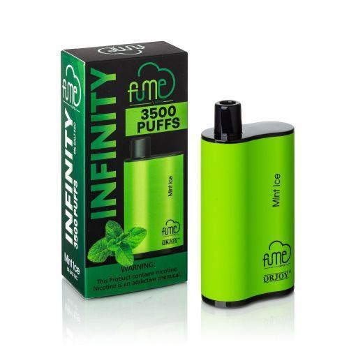 10 Pack Fume Infinity Disposable Vape 3500 Puffs - Mint Ice