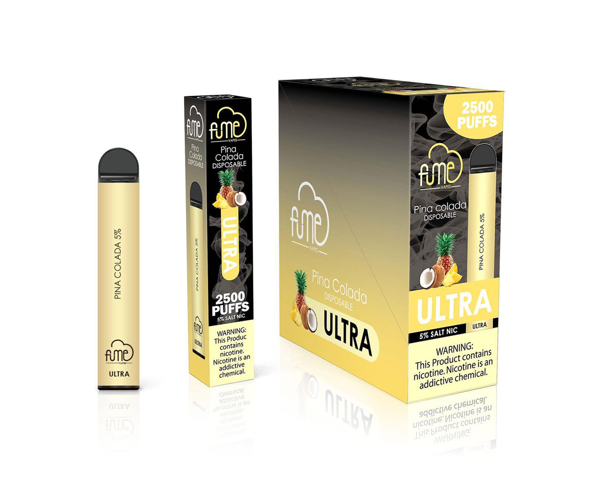 10 Pack Fume Ultra Disposable Vape 2500 Puffs - Pina Colada